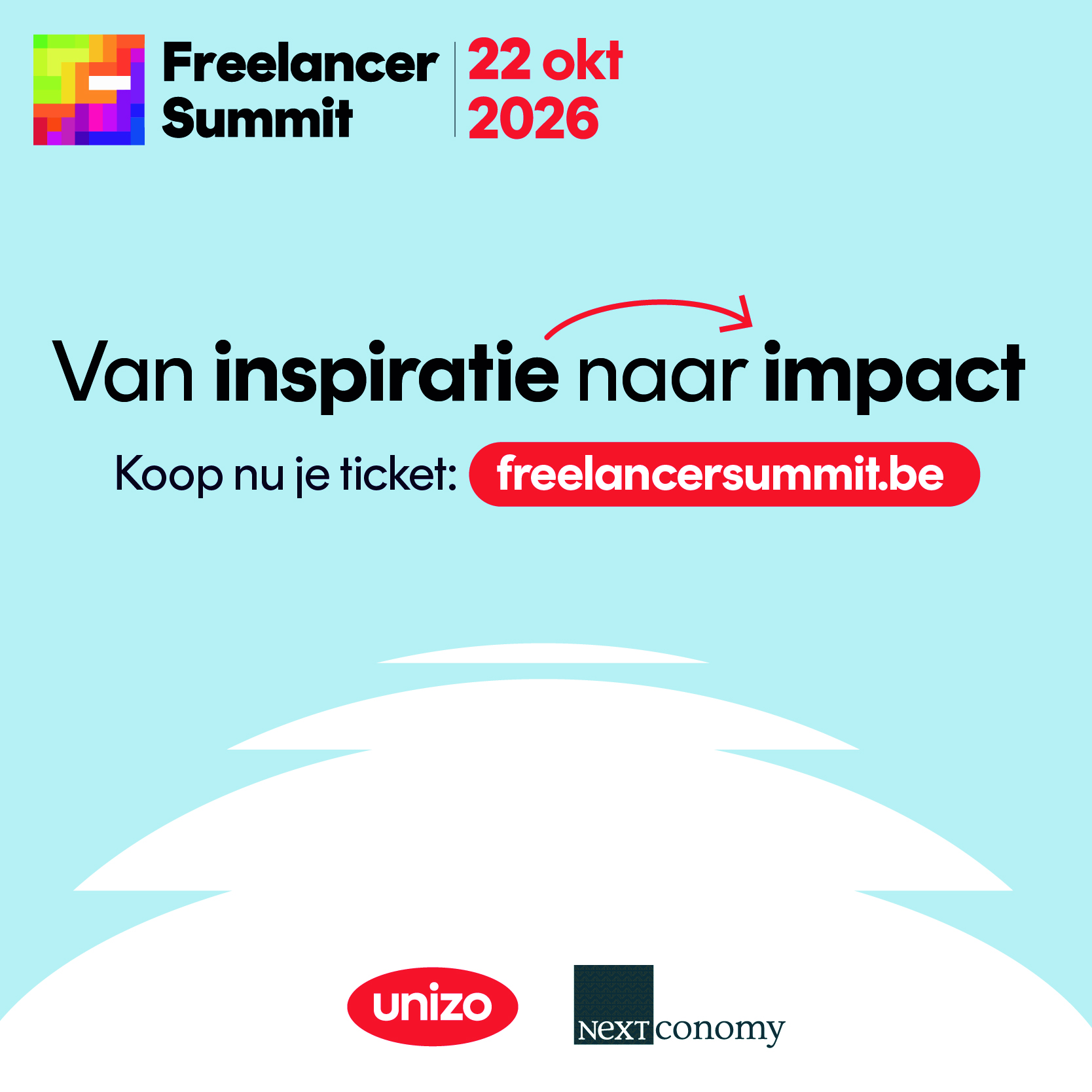 Banner van onze partner Freelancer summit 2026