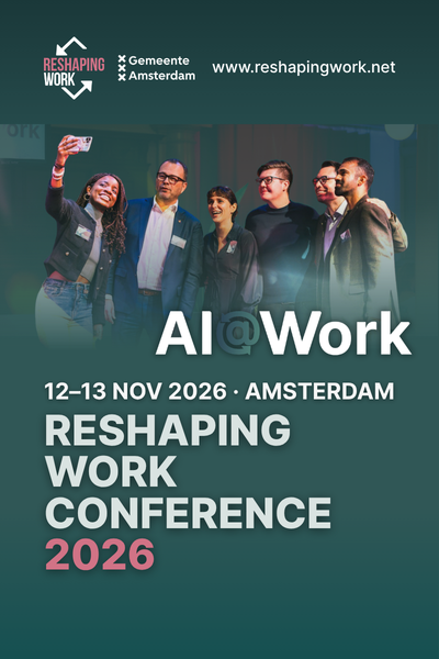 Banner van onze partner Reshaping Work 2026